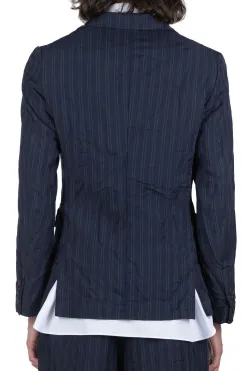 Best Comme Des Garcons Homme Deux Stripe Jacket - Navy