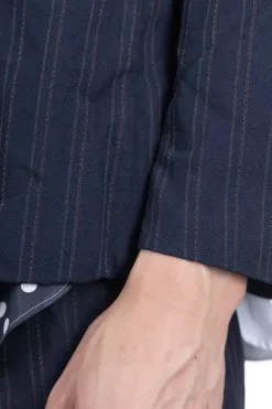 Best Comme Des Garcons Homme Deux Stripe Jacket - Navy
