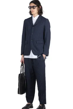 Best Comme Des Garcons Homme Deux Stripe Jacket - Navy
