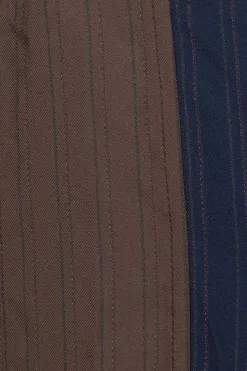 Fashion Comme Des Garcons Homme Deux Stripe Pants - Navy