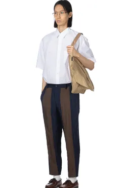 Fashion Comme Des Garcons Homme Deux Stripe Pants - Navy