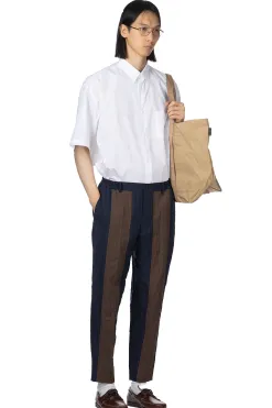 Fashion Comme Des Garcons Homme Deux Stripe Pants - Navy
