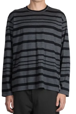 Hot Junya Watanabe MAN Stripe Sweater - Black and Grey