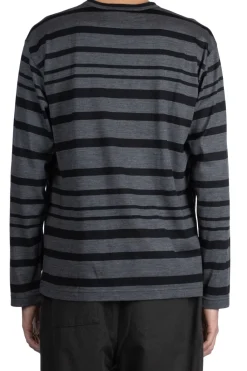 Hot Junya Watanabe MAN Stripe Sweater - Black and Grey