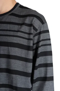 Hot Junya Watanabe MAN Stripe Sweater - Black and Grey