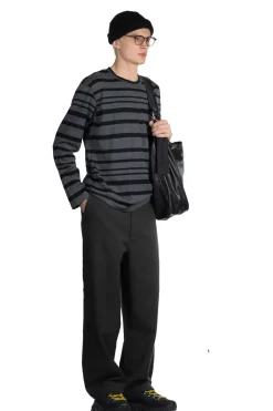 Hot Junya Watanabe MAN Stripe Sweater - Black and Grey