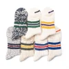 Online Anonymous Ism Stripes Short Slub Socks - 7 Colors
