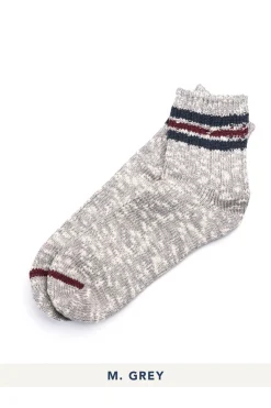 Online Anonymous Ism Stripes Short Slub Socks - 7 Colors