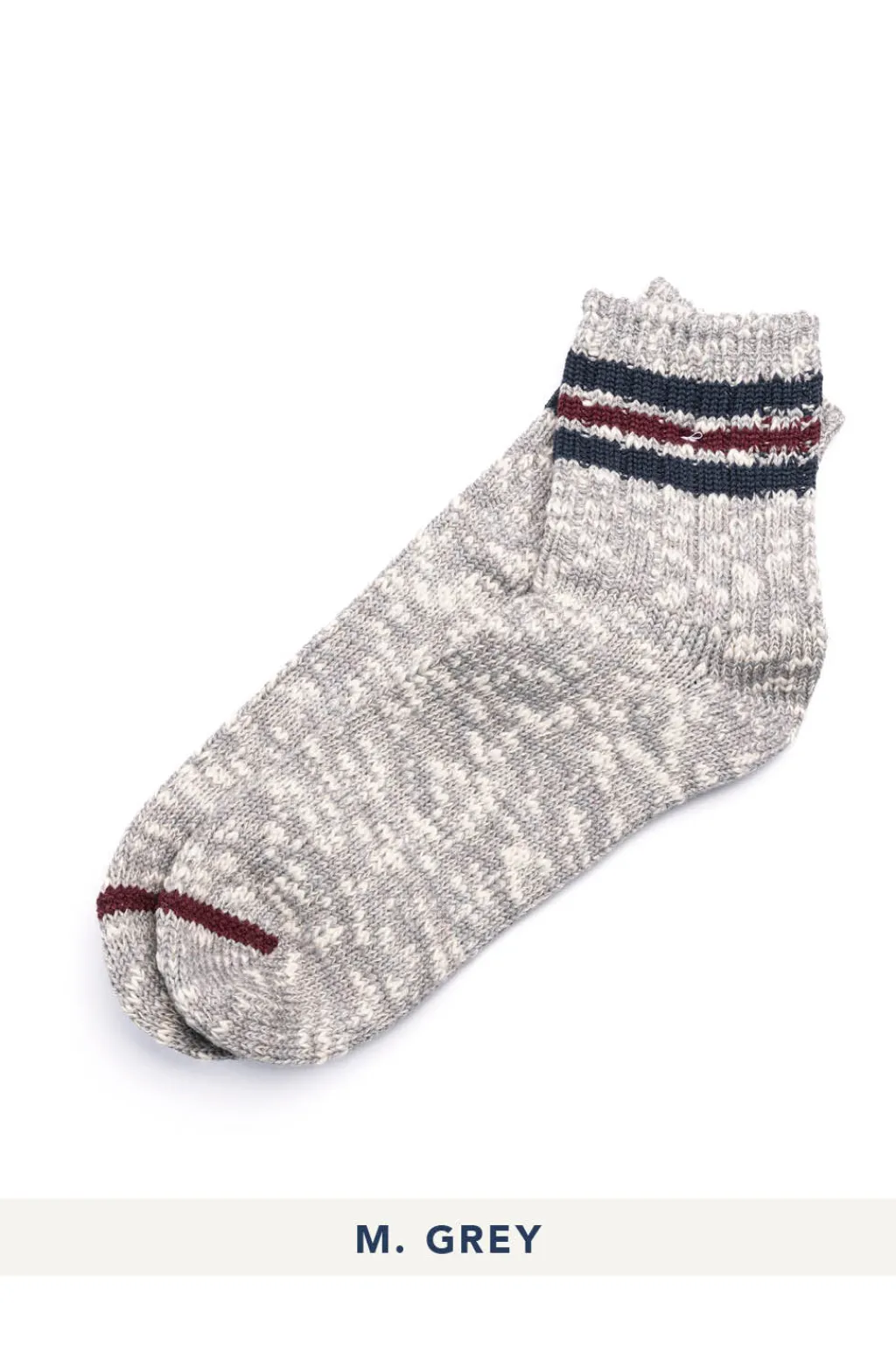 Online Anonymous Ism Stripes Short Slub Socks - 7 Colors