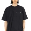 Sale DISCOVERED Studded Pocket Tee - Black