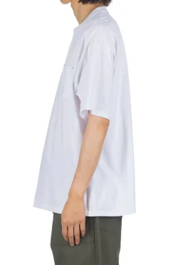Online DISCOVERED Studded Pocket Tee - White