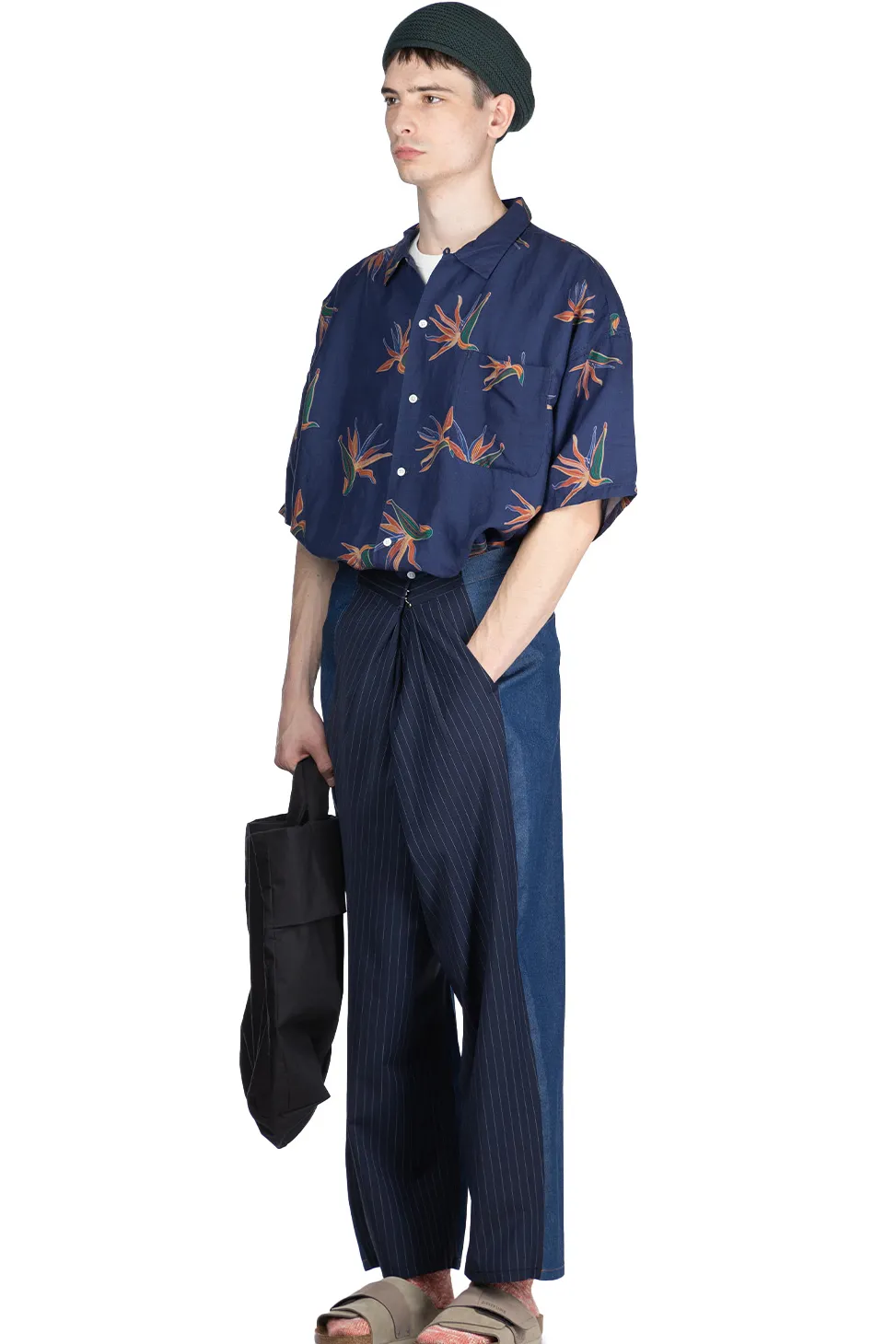Hot DISCOVERED Suits Denim Pants - Navy