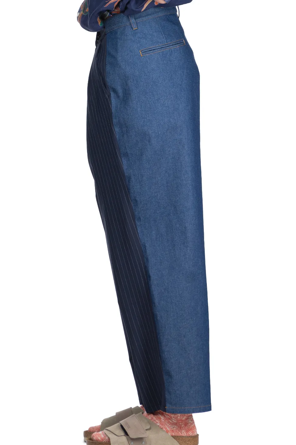 Hot DISCOVERED Suits Denim Pants - Navy