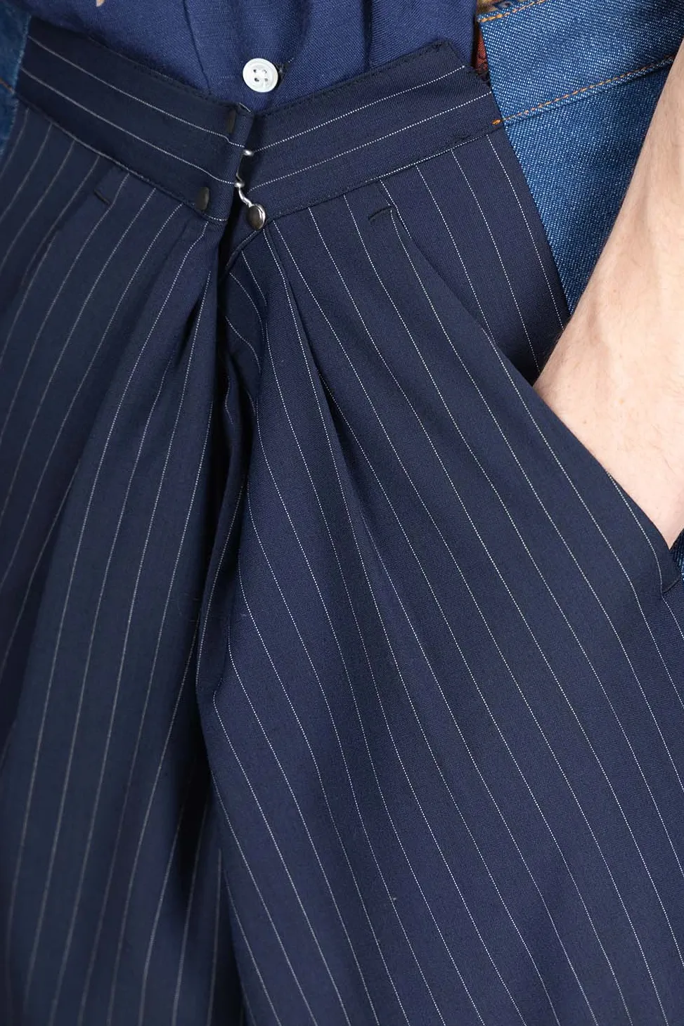 Hot DISCOVERED Suits Denim Pants - Navy