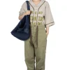 Sale Kapital Sulfur Herringbone EASY BAKER Pants (STUDS Remake) - Khaki