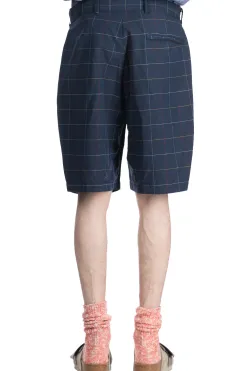 Discount Engineered Garments Sunset Short - Navy CL Windowpane