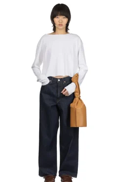 New OrSlow Super Dad's Denim Pants - One Wash