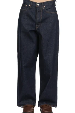 New OrSlow Super Dad's Denim Pants - One Wash