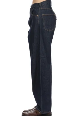 New OrSlow Super Dad's Denim Pants - One Wash
