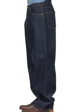 Clearance OrSlow Super Dad's Denim Pants - One Wash
