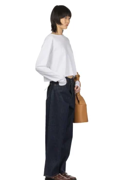 New OrSlow Super Dad's Denim Pants - One Wash