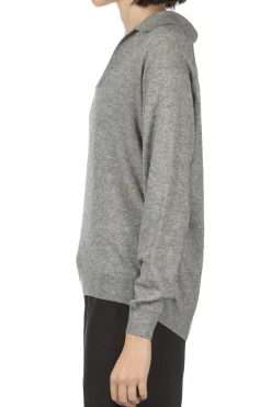 Hot AURALEE Super Fine Cashmere Silk Knit Skipper Polo