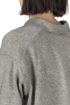 Hot AURALEE Super Fine Cashmere Silk Knit Skipper Polo