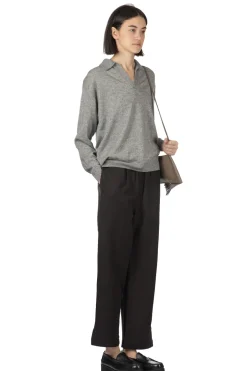 Hot AURALEE Super Fine Cashmere Silk Knit Skipper Polo
