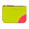 Fashion Comme Des Garcons Wallets Super Fluo Zip Pouch - Yellow Light Orange