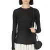 Best AURALEE Super High Gauge Sheer Rib LS Tee