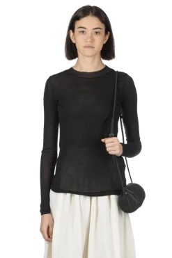 Best AURALEE Super High Gauge Sheer Rib LS Tee