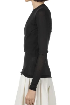 Best AURALEE Super High Gauge Sheer Rib LS Tee