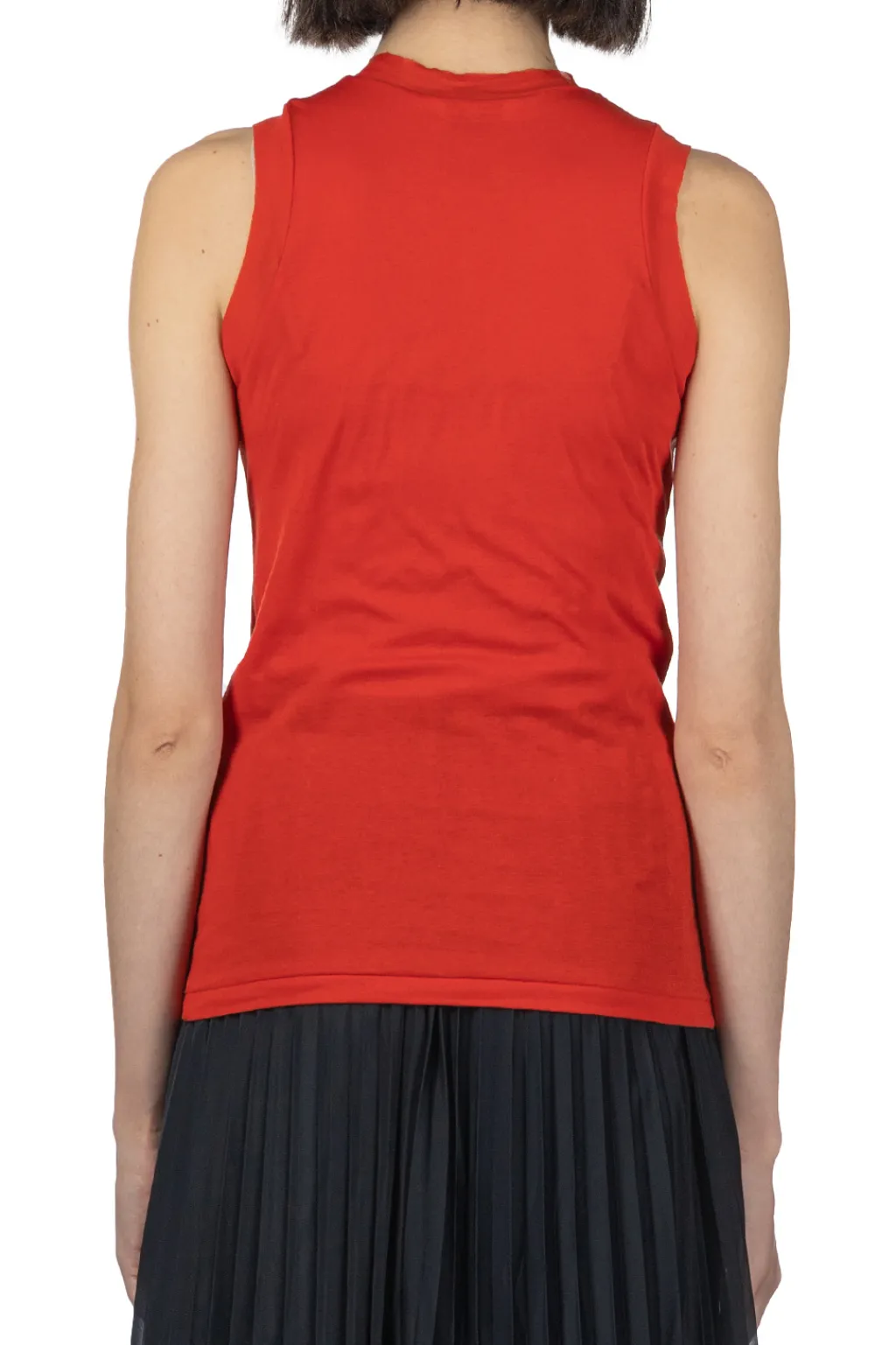 Discount AURALEE Super High Gauge Sheer Rib Tank Top - Red