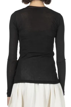Best AURALEE Super High Gauge Sheer Rib LS Tee