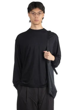 Clearance Kaptain Sunshine Super Soft Merino Tenjiku LS Tee - Dark Navy