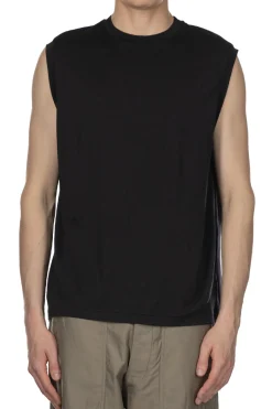 Best Kaptain Sunshine Super Soft Merino Tenjiku No Sleeve Tee - Navy