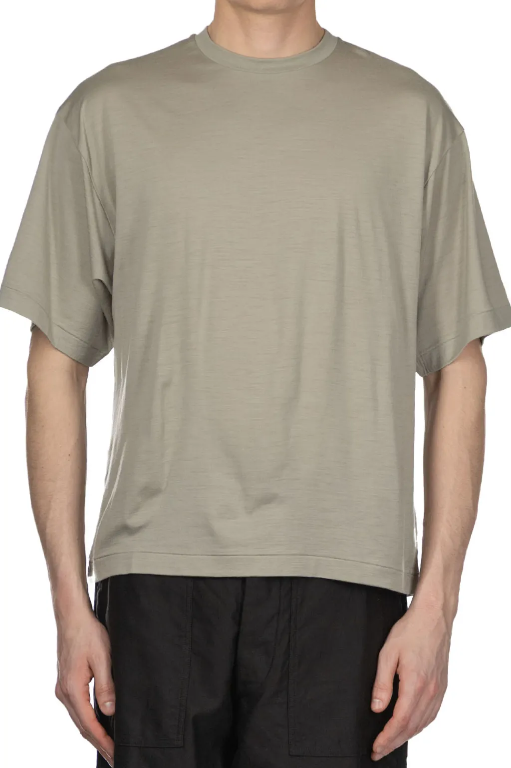 Sale Kaptain Sunshine Super Soft Merino Tenjiku Half Sleeve Tee - Misty Green