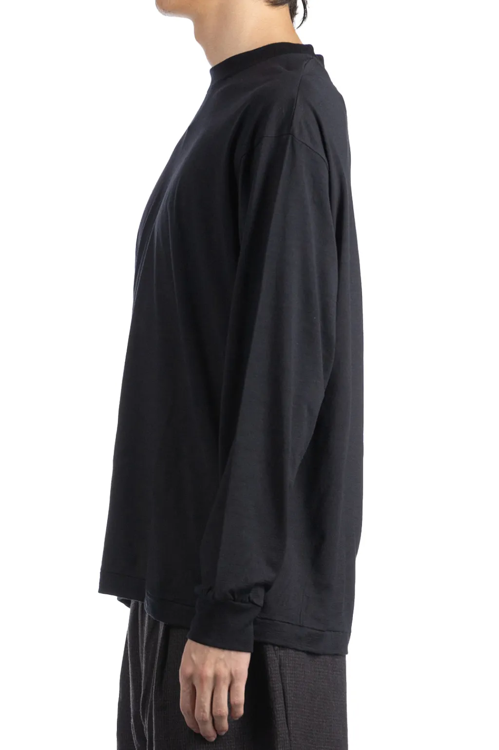 Clearance Kaptain Sunshine Super Soft Merino Tenjiku LS Tee - Dark Navy