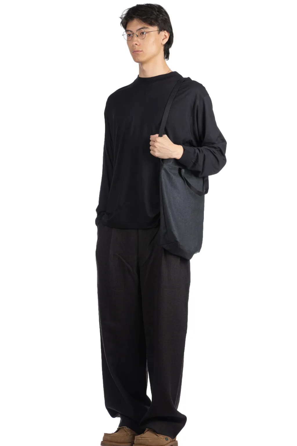 Clearance Kaptain Sunshine Super Soft Merino Tenjiku LS Tee - Dark Navy