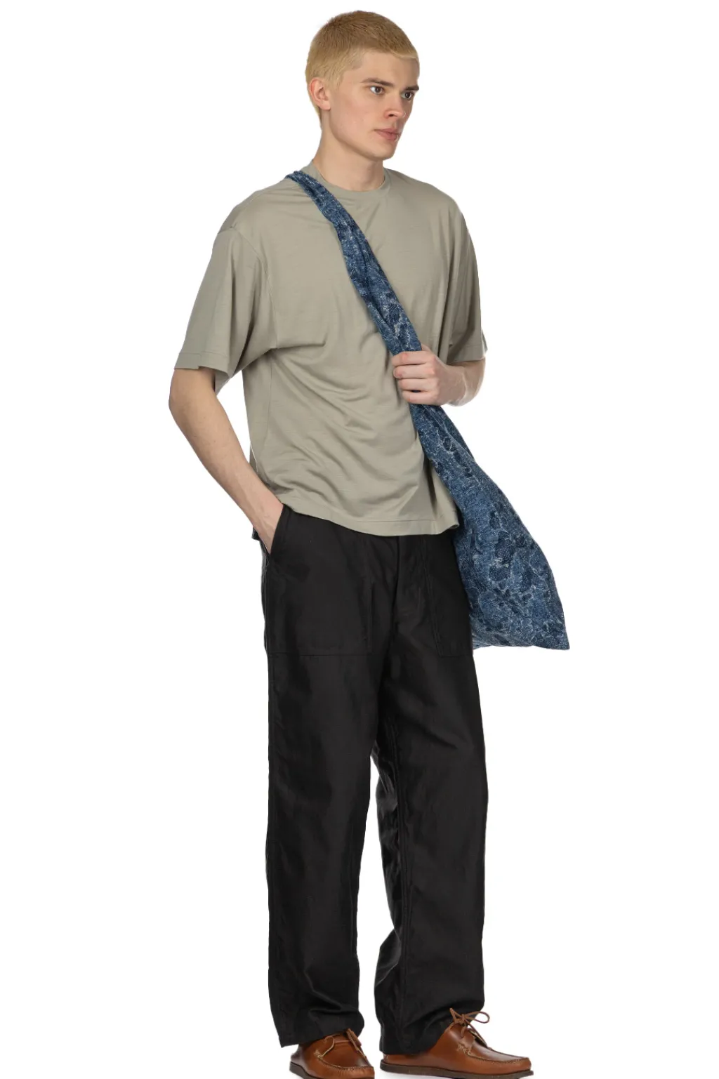 Sale Kaptain Sunshine Super Soft Merino Tenjiku Half Sleeve Tee - Misty Green