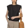 Sale YLEVE Suvin Cotton Typewriter Pullover Blouse - Black