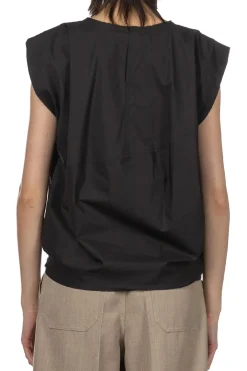 Sale YLEVE Suvin Cotton Typewriter Pullover Blouse - Black