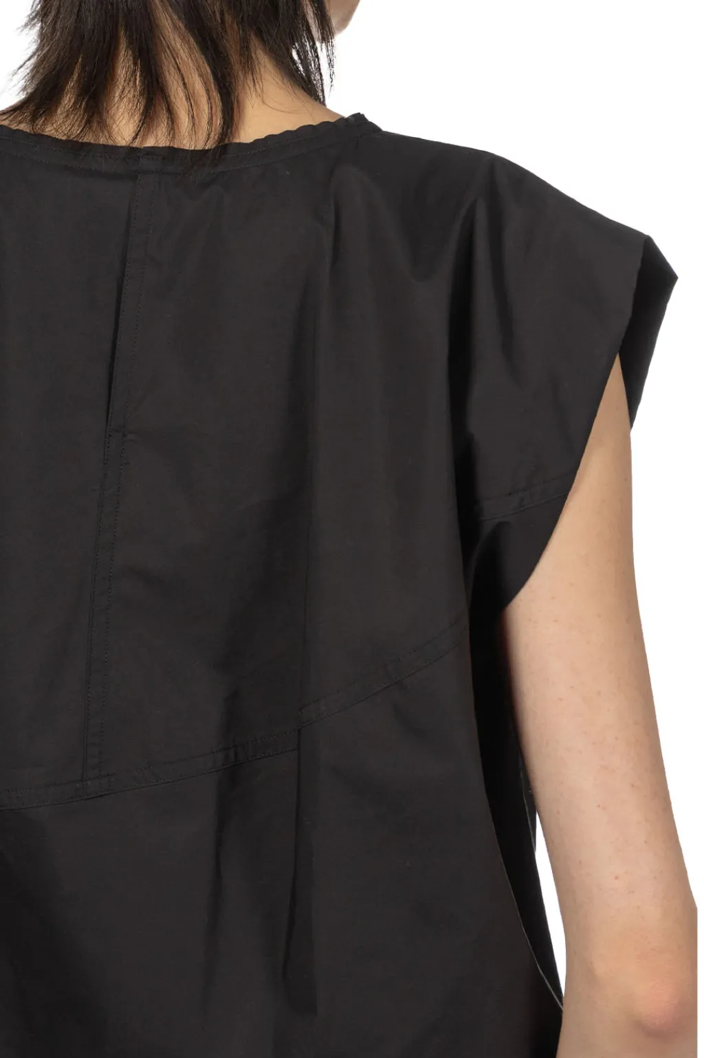 Sale YLEVE Suvin Cotton Typewriter Pullover Blouse - Black