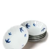 Fashion Mino Pottery Swallow 13.5cm Bowl Set of 5