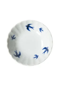 Fashion Mino Pottery Swallow 13.5cm Bowl Set of 5