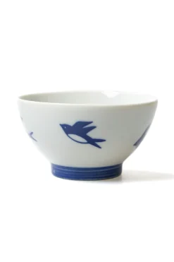 Hot Mino Pottery Swallow Rice Bowl - Set of 2