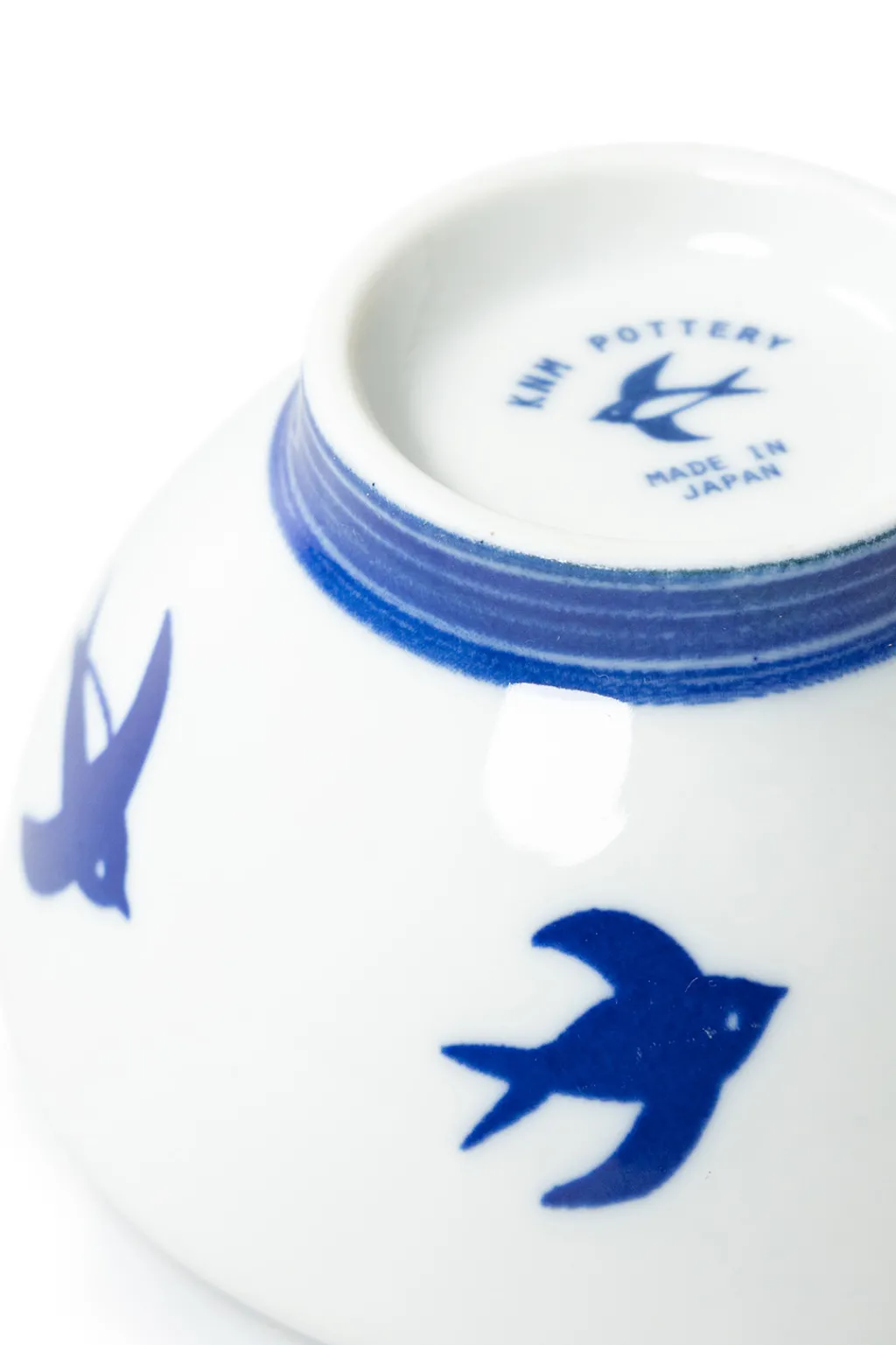 Hot Mino Pottery Swallow Rice Bowl - Set of 2