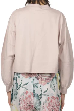 Sale Manon Swich Sleeve LS Tee - Pink