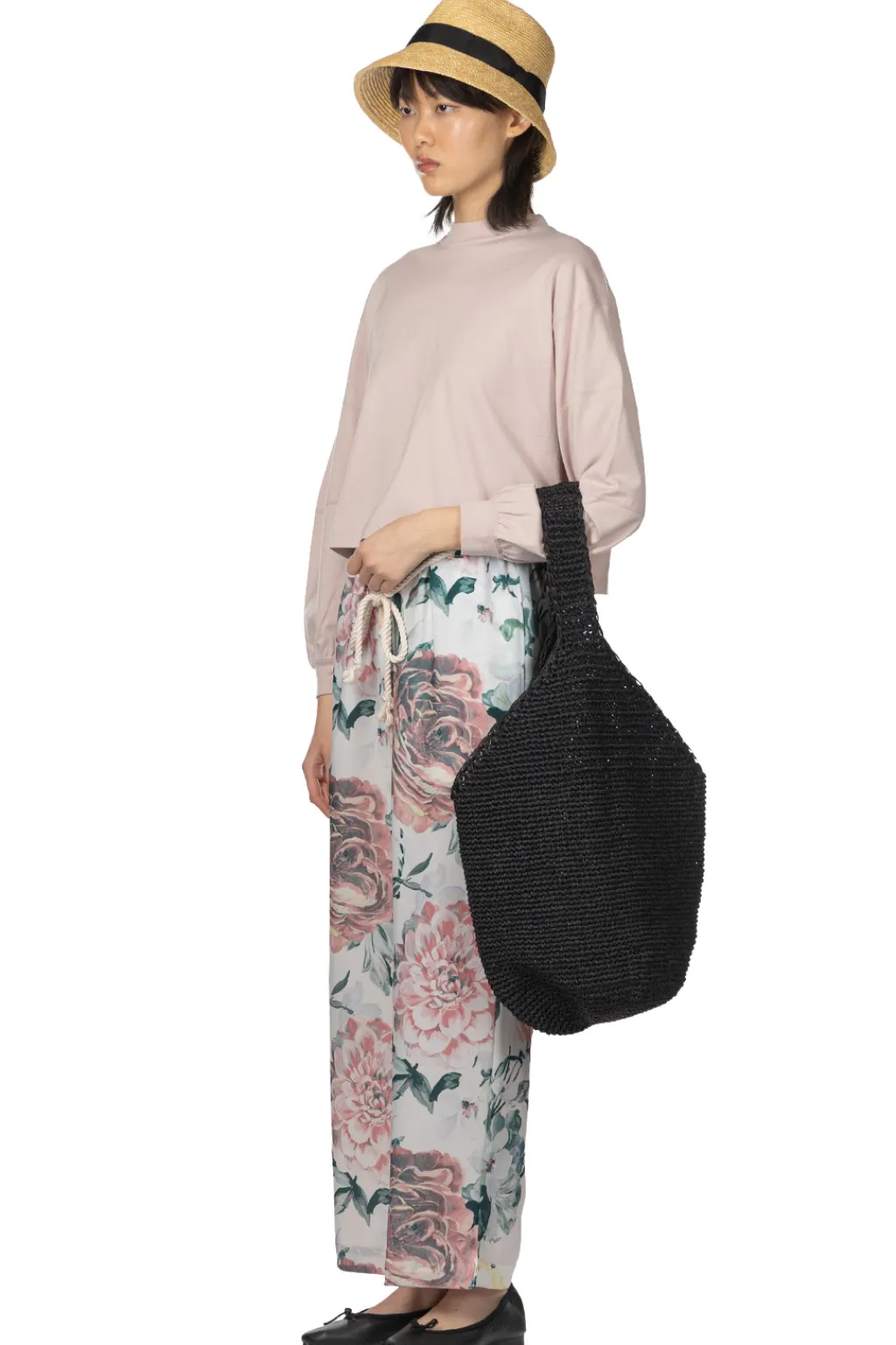 Sale Manon Swich Sleeve LS Tee - Pink
