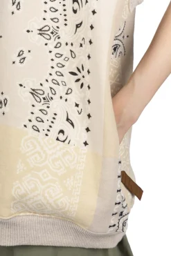 Sale Kapital 30/-SWT Knit Bandana BIG Vest - Natural